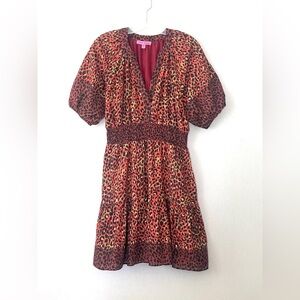 Betsy Johnson Vintage Animal Print Mini Dress